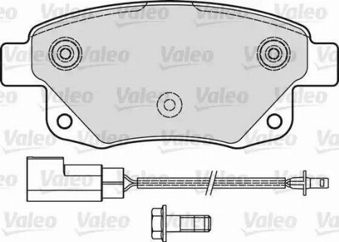 Valeo 541736 - Kit pastiglie freno, Freno a disco www.autoricambit.com