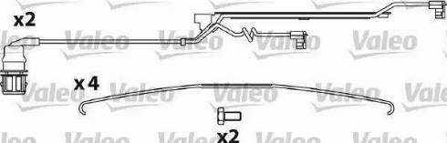 Valeo 541724 - Kit pastiglie freno, Freno a disco www.autoricambit.com