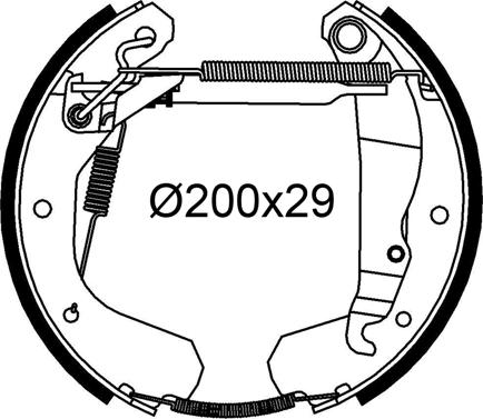 Valeo 554987 - Kit freno, freni a tamburo www.autoricambit.com