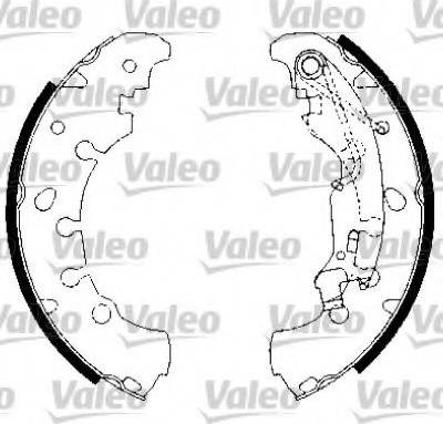 Valeo 554815 - Kit freno, freni a tamburo www.autoricambit.com