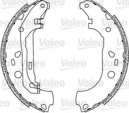 Valeo 554829 - Kit freno, freni a tamburo www.autoricambit.com