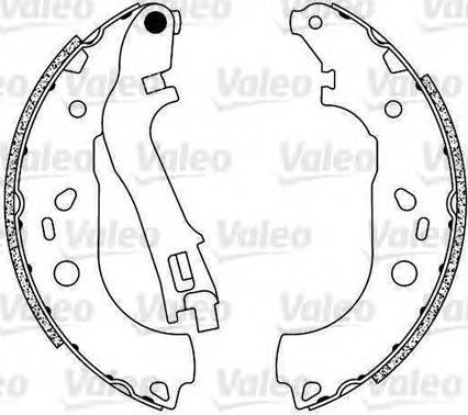 Valeo 554823 - Kit freno, freni a tamburo www.autoricambit.com