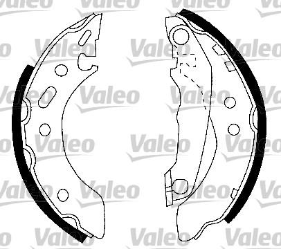 Valeo 554750 - Kit freno, freni a tamburo www.autoricambit.com