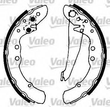 Valeo 554732 - Kit freno, freni a tamburo www.autoricambit.com