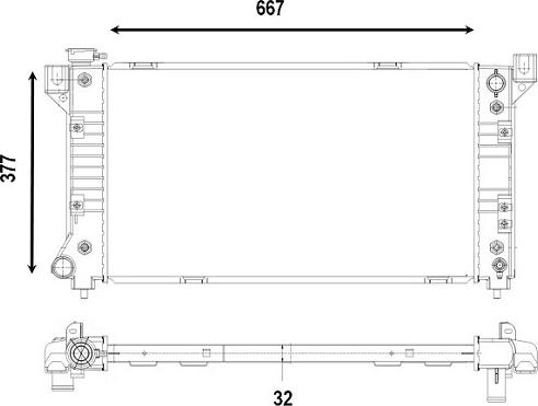 Valeo 555849 - Radiatore, Raffreddamento motore www.autoricambit.com