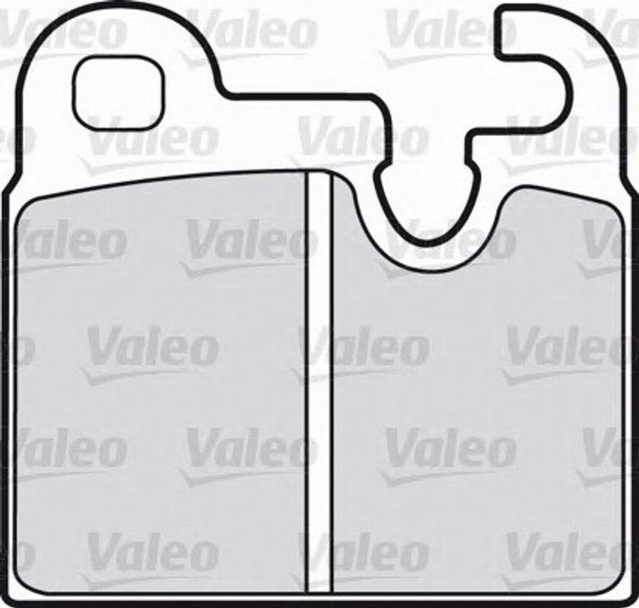 Valeo 551430 - Kit pastiglie freno, Freno a disco www.autoricambit.com