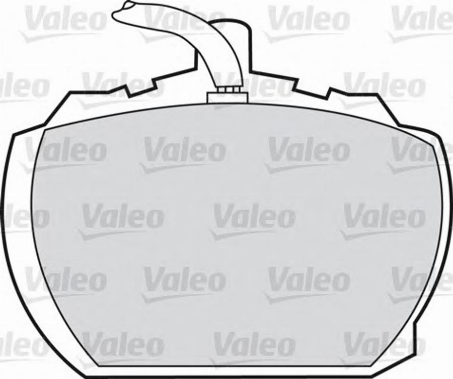 Valeo 551500 - Kit pastiglie freno, Freno a disco www.autoricambit.com