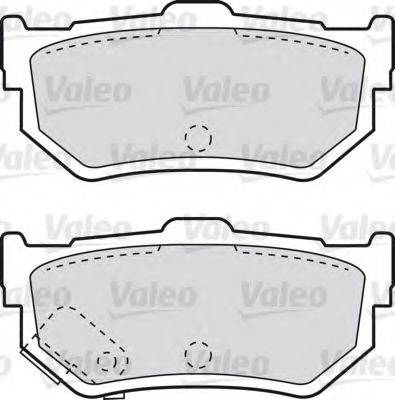 Valeo 551695 - Kit pastiglie freno, Freno a disco www.autoricambit.com