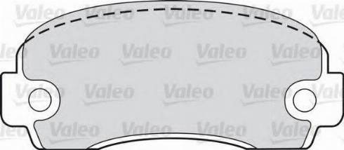 Valeo 551646 - Kit pastiglie freno, Freno a disco www.autoricambit.com