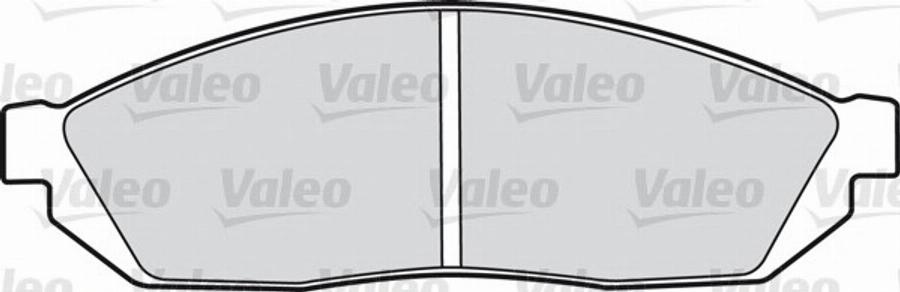 Valeo 551651 - Kit pastiglie freno, Freno a disco www.autoricambit.com