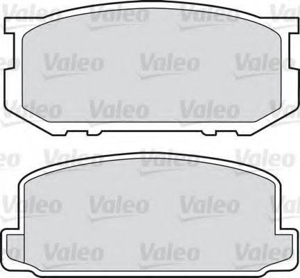 Valeo 551664 - Kit pastiglie freno, Freno a disco www.autoricambit.com