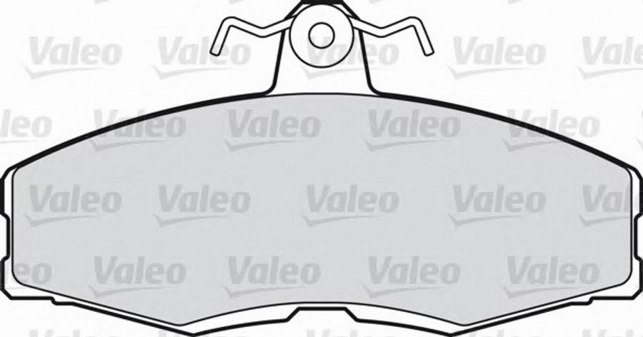 Valeo 551665 - Kit pastiglie freno, Freno a disco www.autoricambit.com