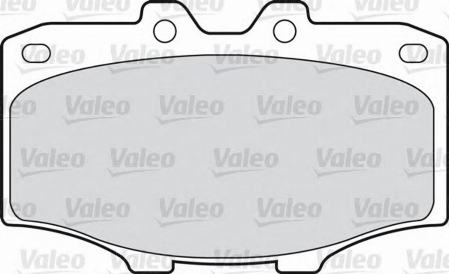 Valeo 551662 - Kit pastiglie freno, Freno a disco www.autoricambit.com