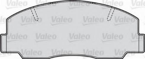 Valeo 551688 - Kit pastiglie freno, Freno a disco www.autoricambit.com