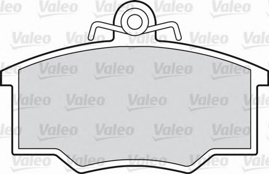 Valeo 551634 - Kit pastiglie freno, Freno a disco www.autoricambit.com