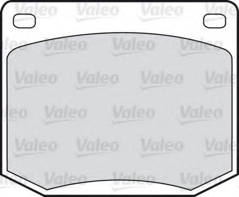 Valeo 551626 - Kit pastiglie freno, Freno a disco www.autoricambit.com