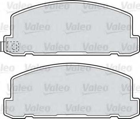 Valeo 551670 - Kit pastiglie freno, Freno a disco www.autoricambit.com