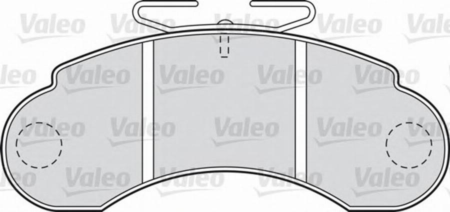 Valeo 551763 - Kit pastiglie freno, Freno a disco www.autoricambit.com