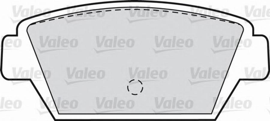 Valeo 551704 - Kit pastiglie freno, Freno a disco www.autoricambit.com