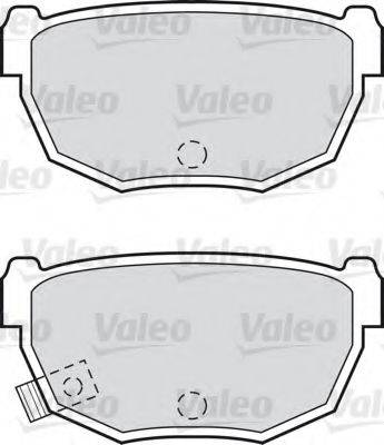 Valeo 551702 - Kit pastiglie freno, Freno a disco www.autoricambit.com