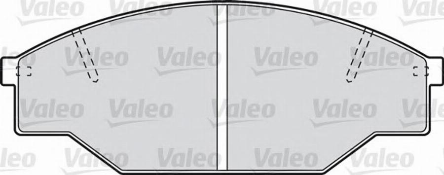 Valeo 551711 - Kit pastiglie freno, Freno a disco www.autoricambit.com