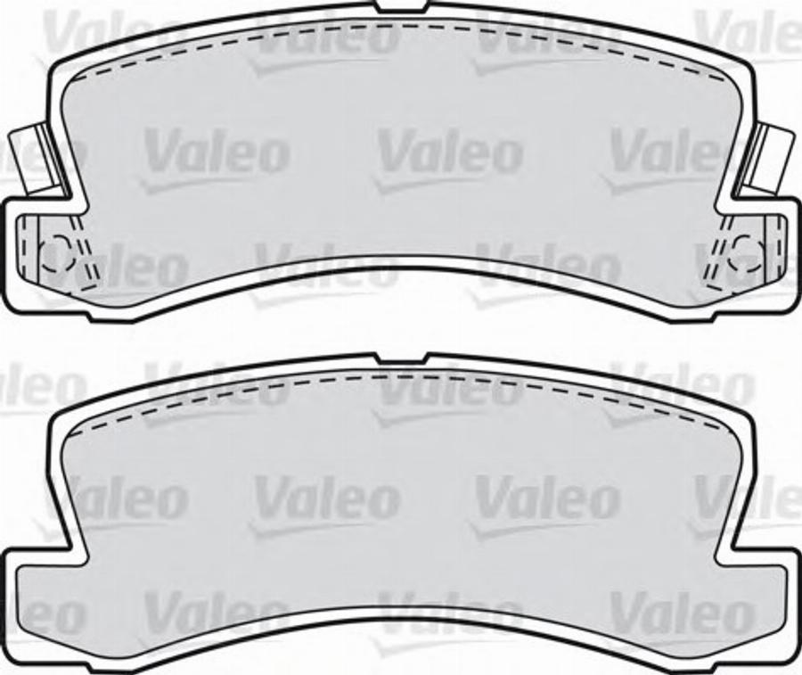 Valeo 551787 - Kit pastiglie freno, Freno a disco www.autoricambit.com