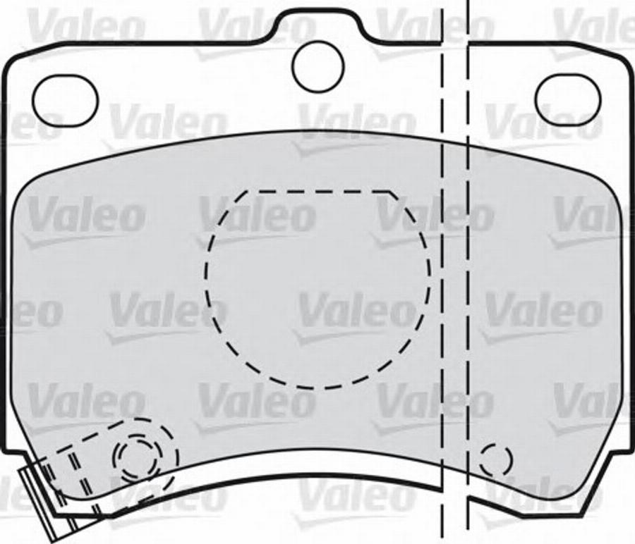 Valeo 551736 - Kit pastiglie freno, Freno a disco www.autoricambit.com