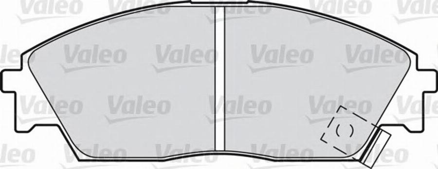 Valeo 551730 - Kit pastiglie freno, Freno a disco www.autoricambit.com