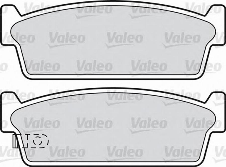 Valeo 551733 - Kit pastiglie freno, Freno a disco www.autoricambit.com