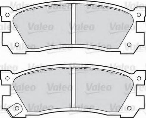 Valeo 551729 - Kit pastiglie freno, Freno a disco www.autoricambit.com