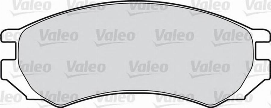 Valeo 551724 - Kit pastiglie freno, Freno a disco www.autoricambit.com