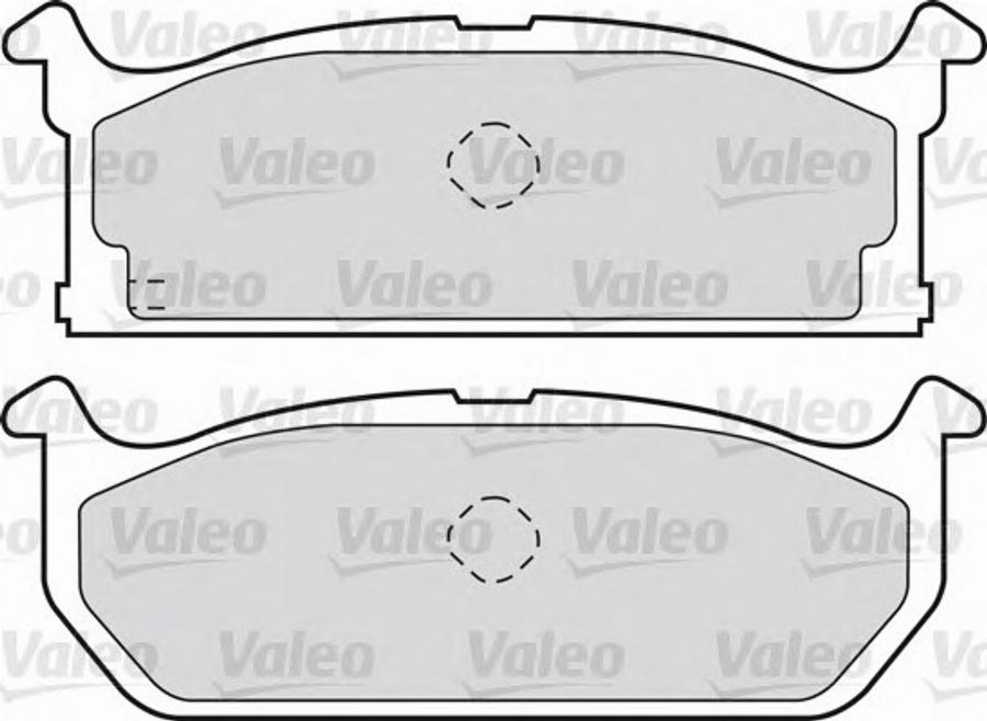 Valeo 551720 - Kit pastiglie freno, Freno a disco www.autoricambit.com