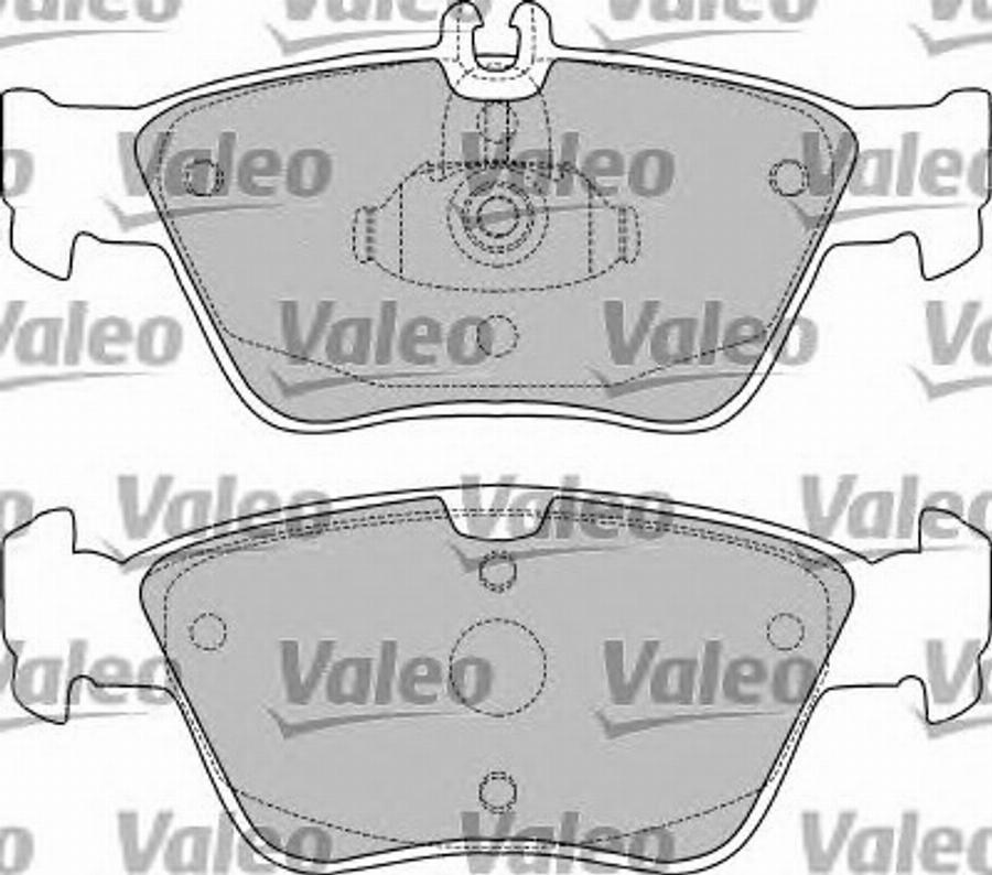 Valeo 551776 - Kit pastiglie freno, Freno a disco www.autoricambit.com