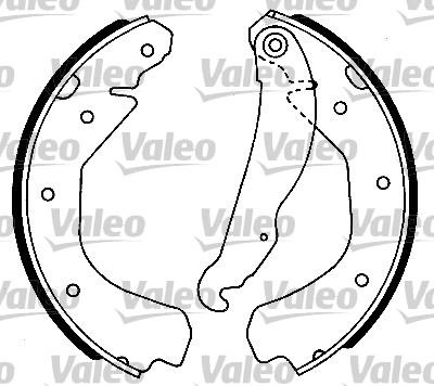 Valeo 553696 - Kit freno, freni a tamburo www.autoricambit.com