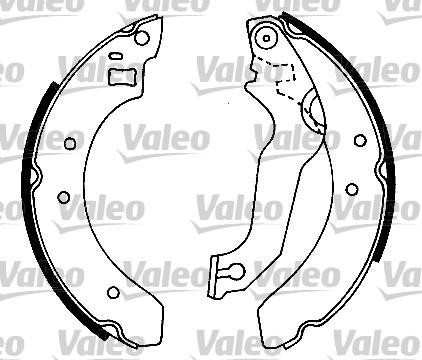 Valeo 553643 - Kit freno, freni a tamburo www.autoricambit.com