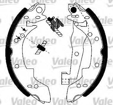 Valeo 554679 - Kit freno, freni a tamburo www.autoricambit.com