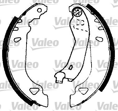 Valeo 553661 - Kit freno, freni a tamburo www.autoricambit.com