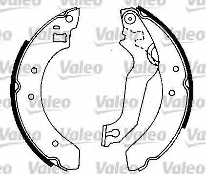 Valeo 553628 - Kit freno, freni a tamburo www.autoricambit.com