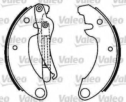 Valeo 553001 - Kit freno, freni a tamburo www.autoricambit.com