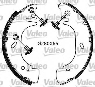 Valeo 554730 - Kit freno, freni a tamburo www.autoricambit.com