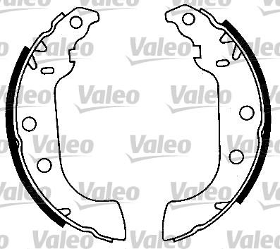 Valeo 553856 - Kit freno, freni a tamburo www.autoricambit.com