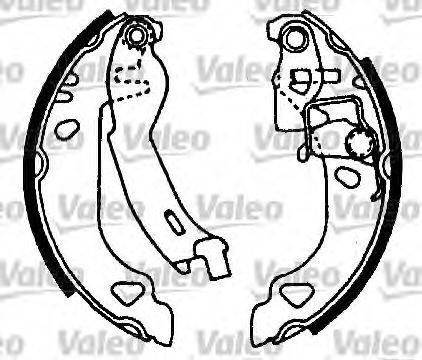 Valeo 553816 - Kit freno, freni a tamburo www.autoricambit.com