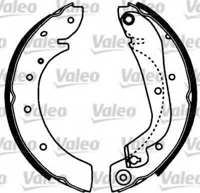 Valeo 553811 - Kit freno, freni a tamburo www.autoricambit.com