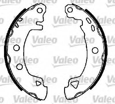 Valeo 554704 - Kit freno, freni a tamburo www.autoricambit.com