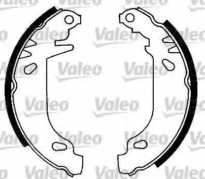 Valeo 553831 - Kit freno, freni a tamburo www.autoricambit.com