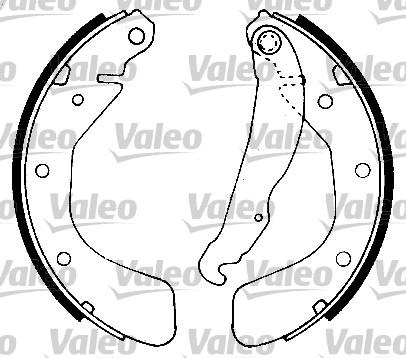 Valeo 553833 - Kit freno, freni a tamburo www.autoricambit.com