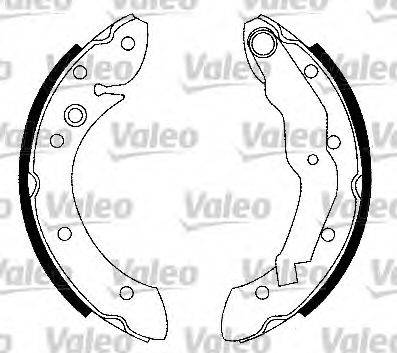 Valeo 553730 - Kit freno, freni a tamburo www.autoricambit.com