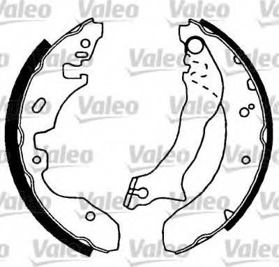 Valeo 553738 - Kit freno, freni a tamburo www.autoricambit.com