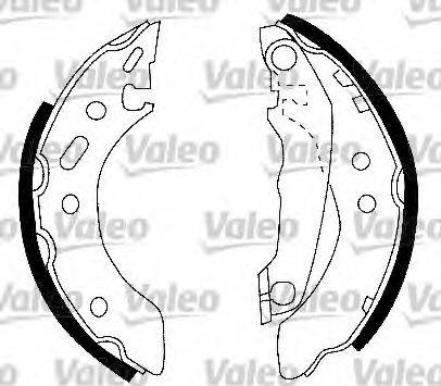 Valeo 553722 - Kit freno, freni a tamburo www.autoricambit.com