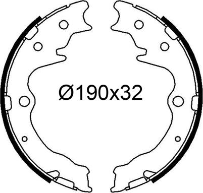 Valeo 564329 - Kit freno, freni a tamburo www.autoricambit.com